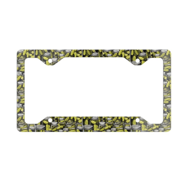 License Plate Frame, Pickle Jar