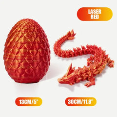 Dragon Egg Fidget Toy For Kids, 3D Printed, Crystal Gem Dragon Fidget Toy For Adults, All Ages, Stress Relief