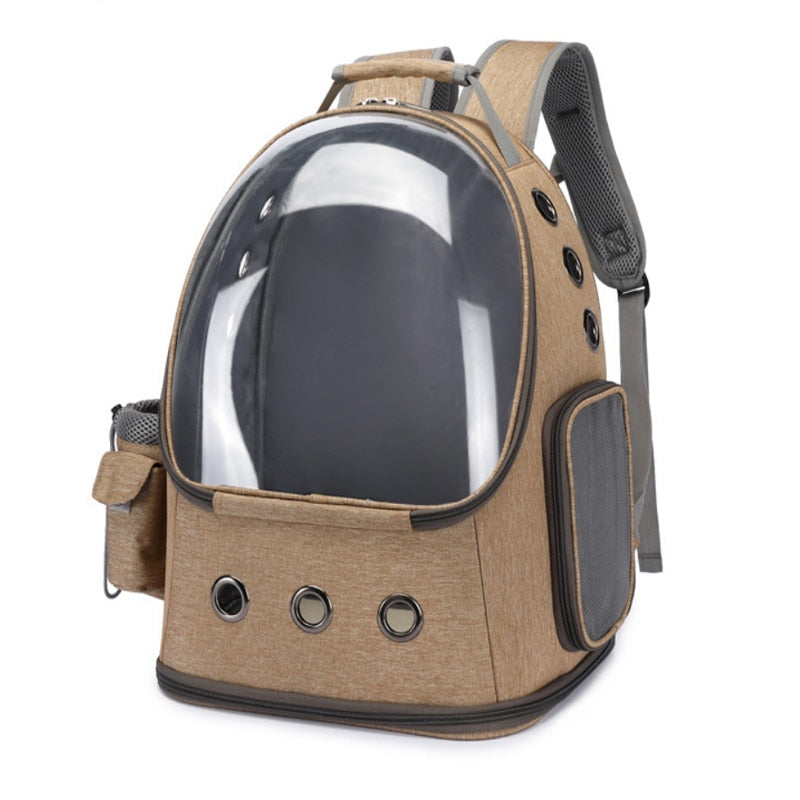Cat Carrier Backpack Space Capsule, Detachable Water Bowl Included