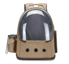 Cat Carrier Backpack Space Capsule, Detachable Water Bowl Included