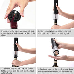 Wine Bottle Opener, Automatic, Rechargeable