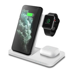 Wireless Fast Charger Dock Station, 3in1