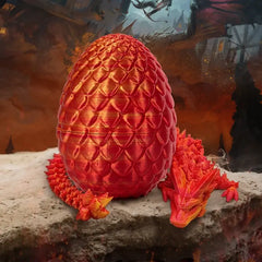 Dragon Egg Fidget Toy For Kids, 3D Printed, Crystal Gem Dragon Fidget Toy For Adults, All Ages, Stress Relief